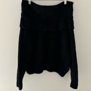 H & M Ribbed Off Shoulder Sweater